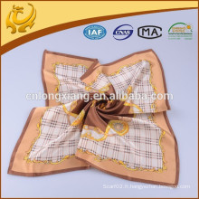Écharpe petite taille imprimée en soie pour enfants